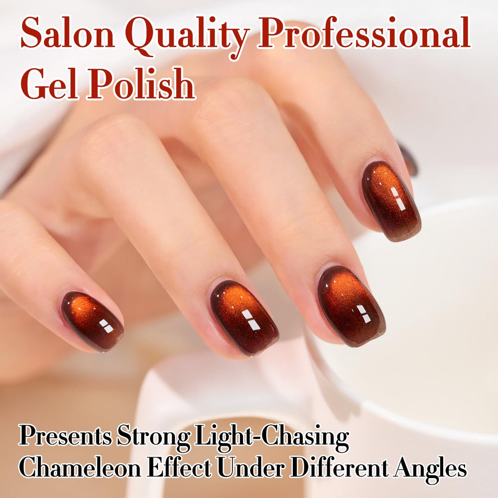 Double Rhythm manicured hand in evening outfit showing striking holographic manicure benefit