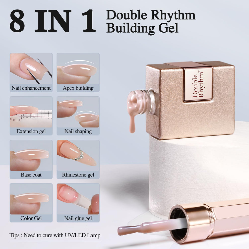 Double Rhythm label close-up highlighting ingredients and safety information