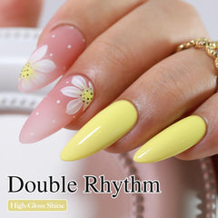 Double Rhythm brush stroke swatch showing smooth coverage and ease of application