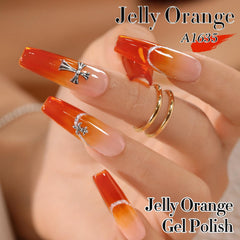 Double Rhythm brush stroke close-up demonstrating smooth, buildable jelly texture