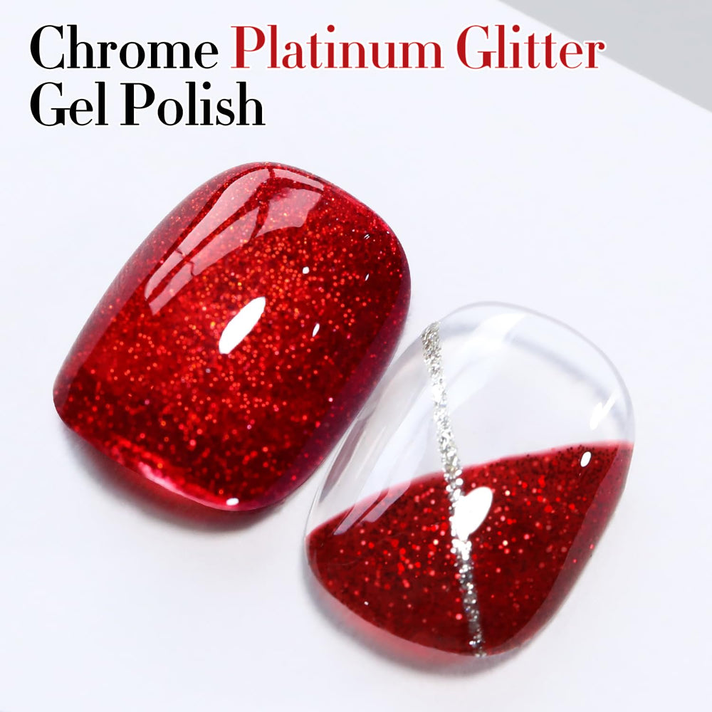 Double Rhythm close-up of shimmer texture revealing reflective pigment for bold shine