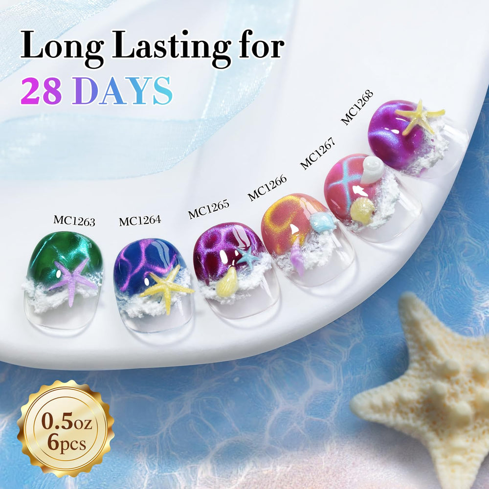 Double Rhythm kit contents arranged with powders and bottles for complete nail art setup