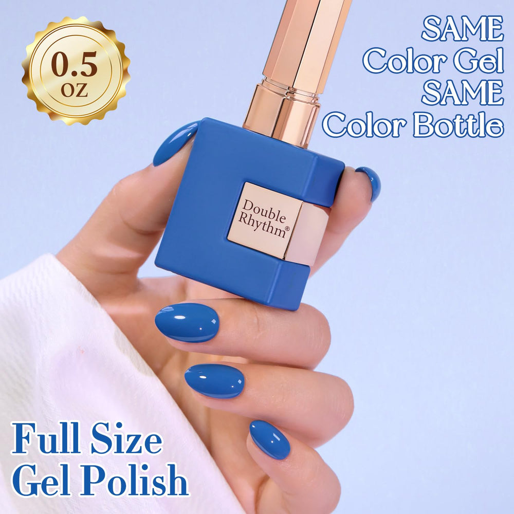 Double Rhythm painted nail tip showing true cured color and precision