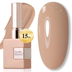 Double Rhythm deep khaki front bottle showing bottle and color benefit