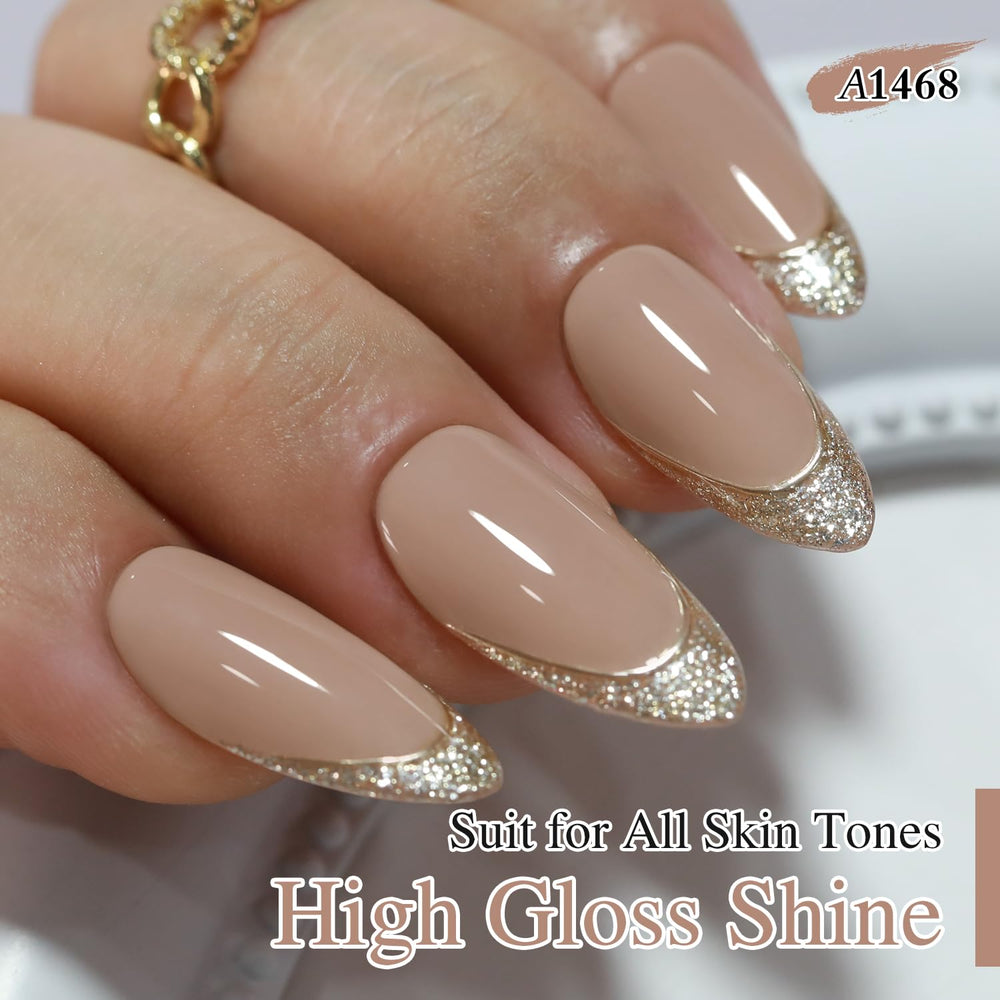 Double Rhythm polish texture close-up showing creamy consistency benefit