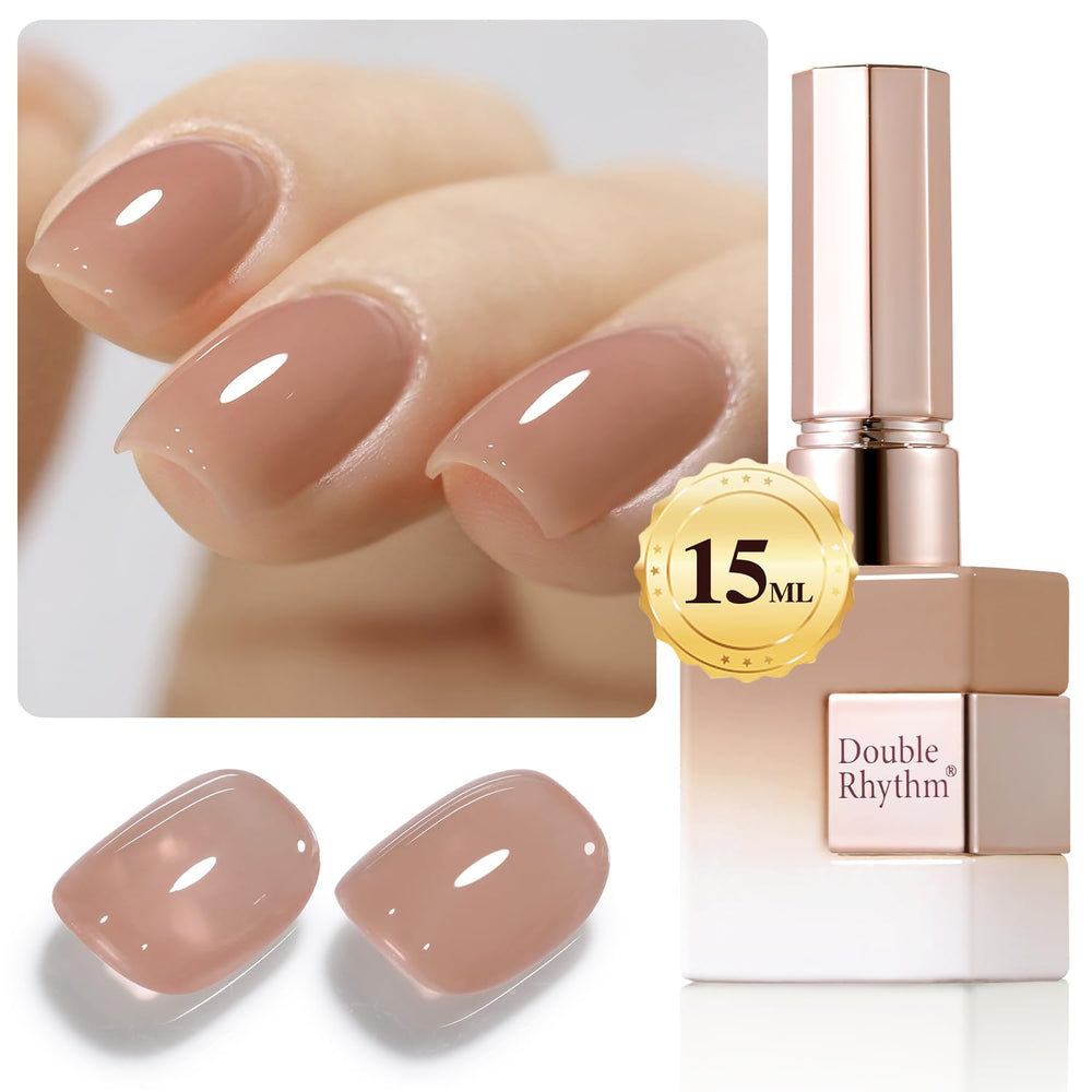 Double Rhythm front bottle showing jelly nude brown, clear color preview