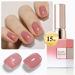 Double Rhythm front bottle jelly purple pink showing color and branding for easy selection