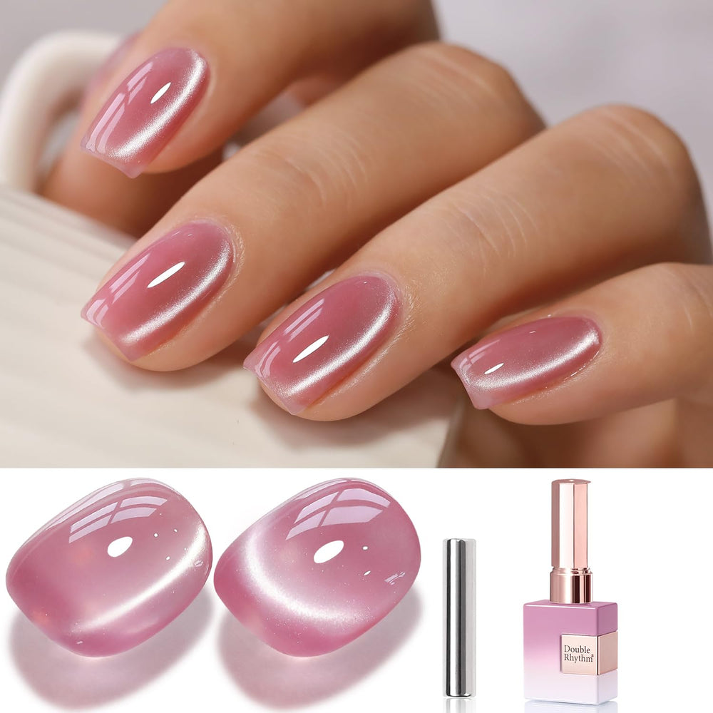 Double Rhythm front bottle showing lilac pink shade and capacity benefit