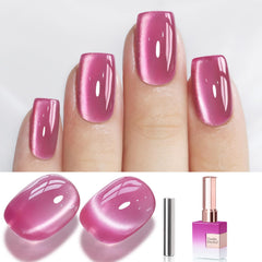 Double Rhythm front bottle MC1169 showing purple-pink shimmer and label benefits
