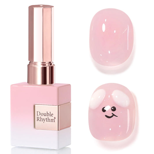 Double Rhythm front bottle showing pastel pink shade and color-coded bottle for quick selection