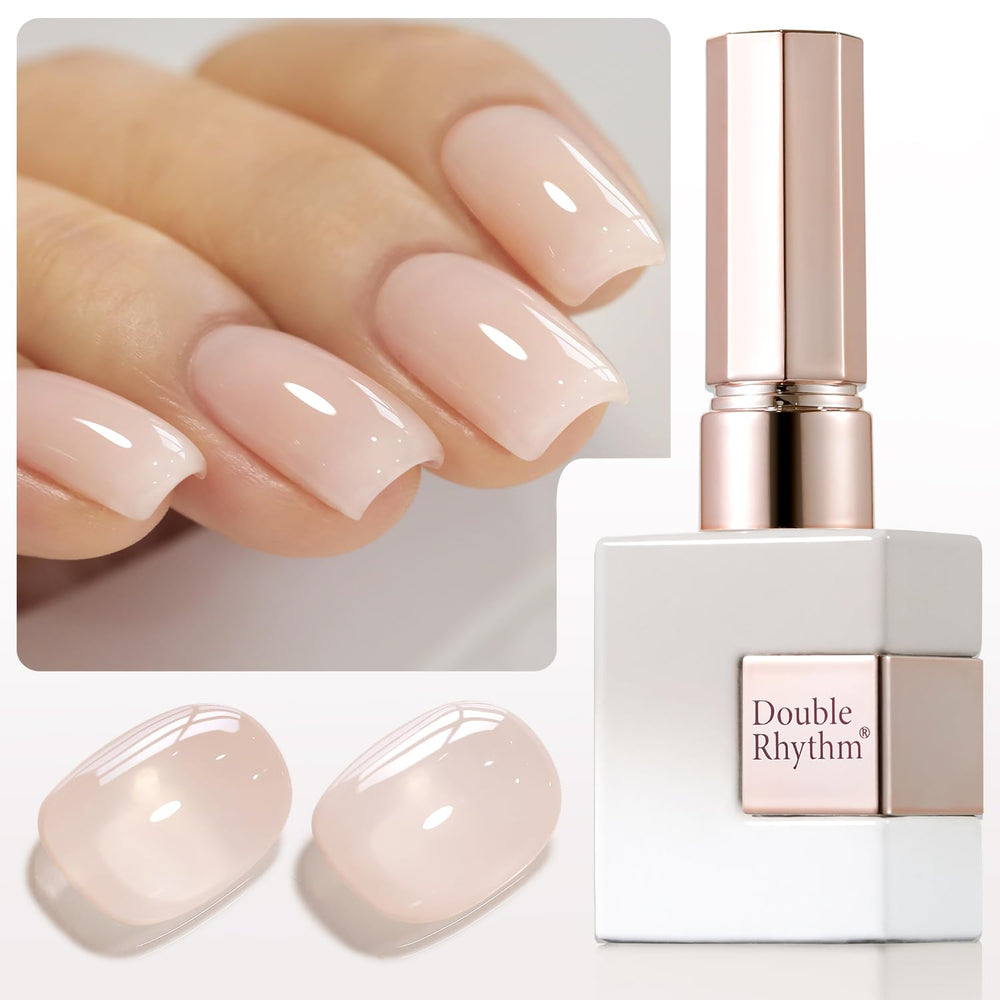 Double Rhythm front bottle showing beige nude color and easy selection benefit