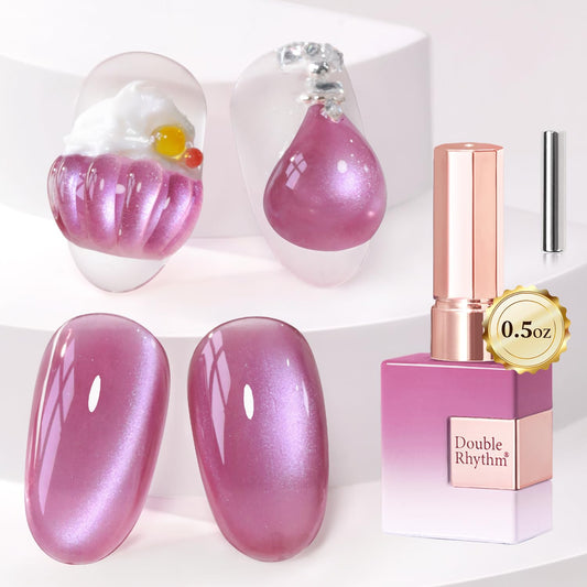 Double Rhythm bottle front packaging showing 15ml size and purple-pink hue for clear identification