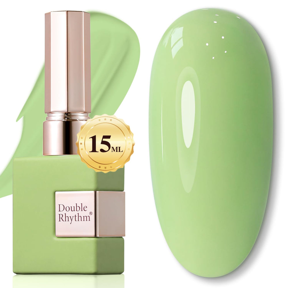 Double Rhythm front packaging showing green shade and glossy result