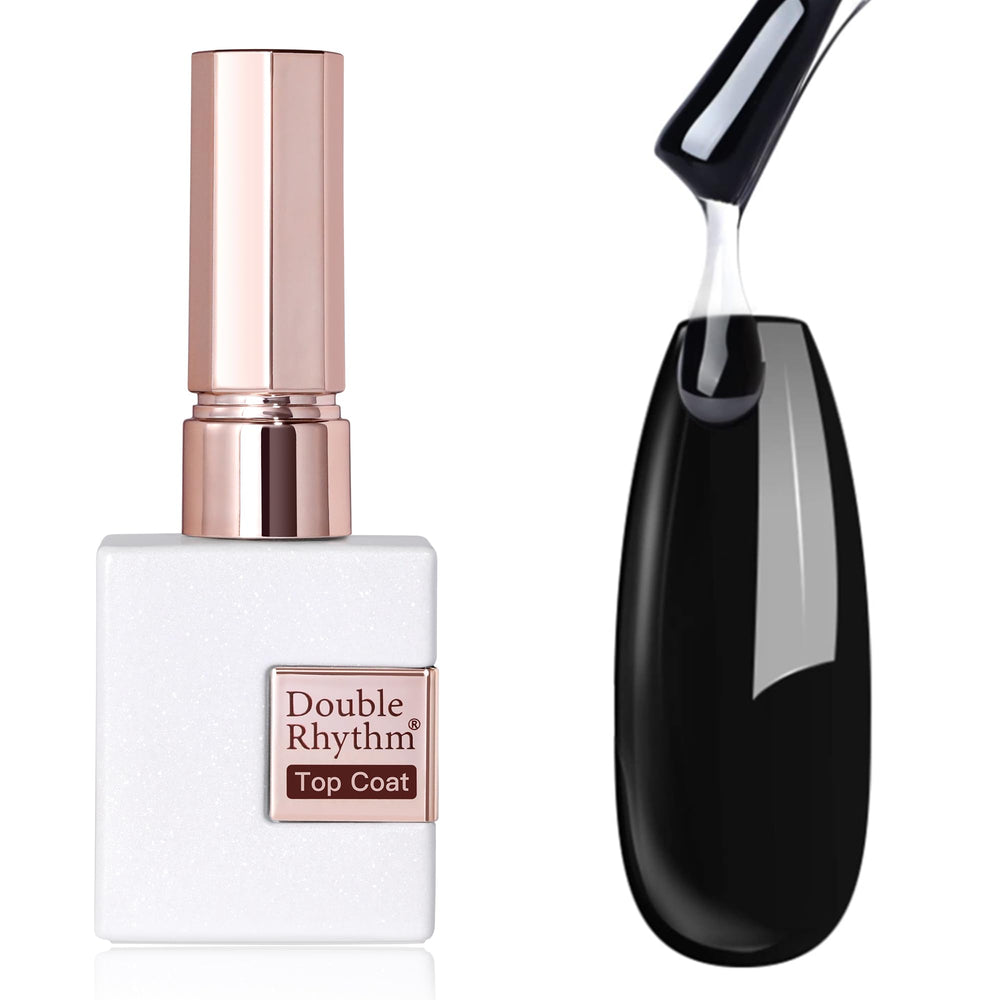 Double Rhythm front packaging showing 15ml bottle and glossy finish benefit