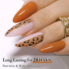 Double Rhythm gel polish curing under lamp showing fast hardening benefit