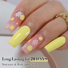 Double Rhythm being applied in a salon setting for a polished, professional manicure