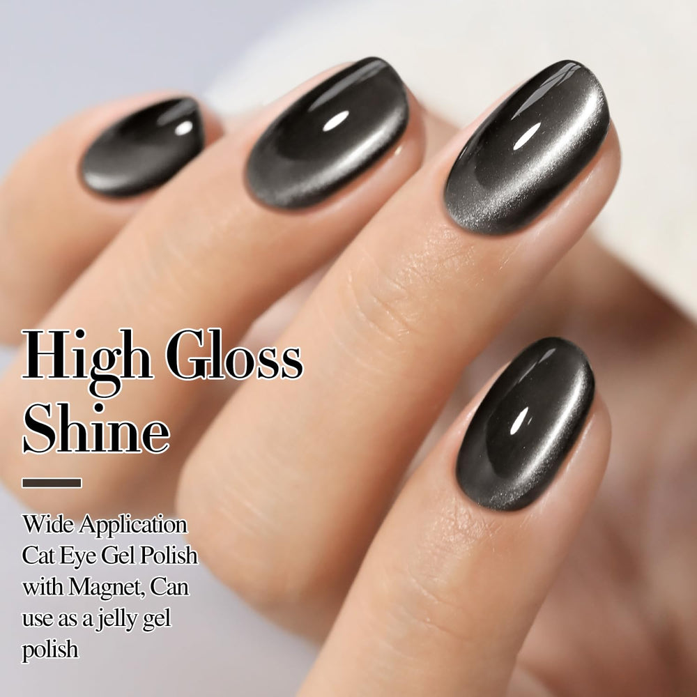 Double Rhythm polish sparkle under light highlighting holographic shimmer