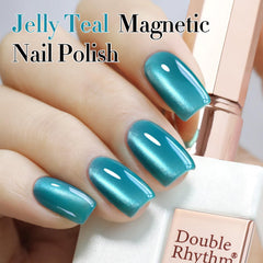 Double Rhythm brush stroke close-up showing smooth gel texture and easy application benefit