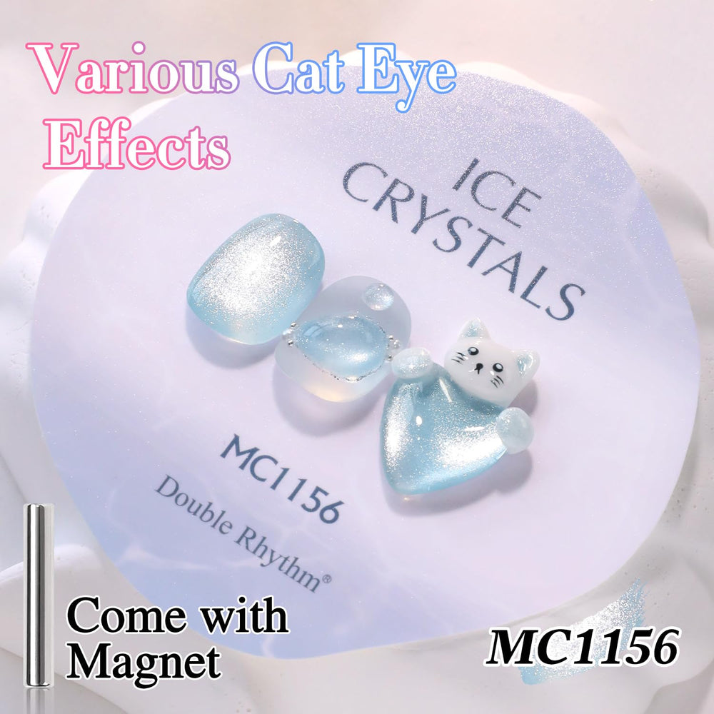 Double Rhythm label close-up highlighting shade code MC1156 and easy-to-read product info
