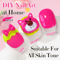 Double Rhythm swatches stacked to show layered milky jelly depth and color options