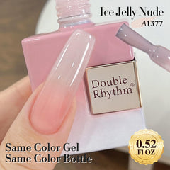 Double Rhythm comparison of one, two, three coats showing buildable opacity benefit
