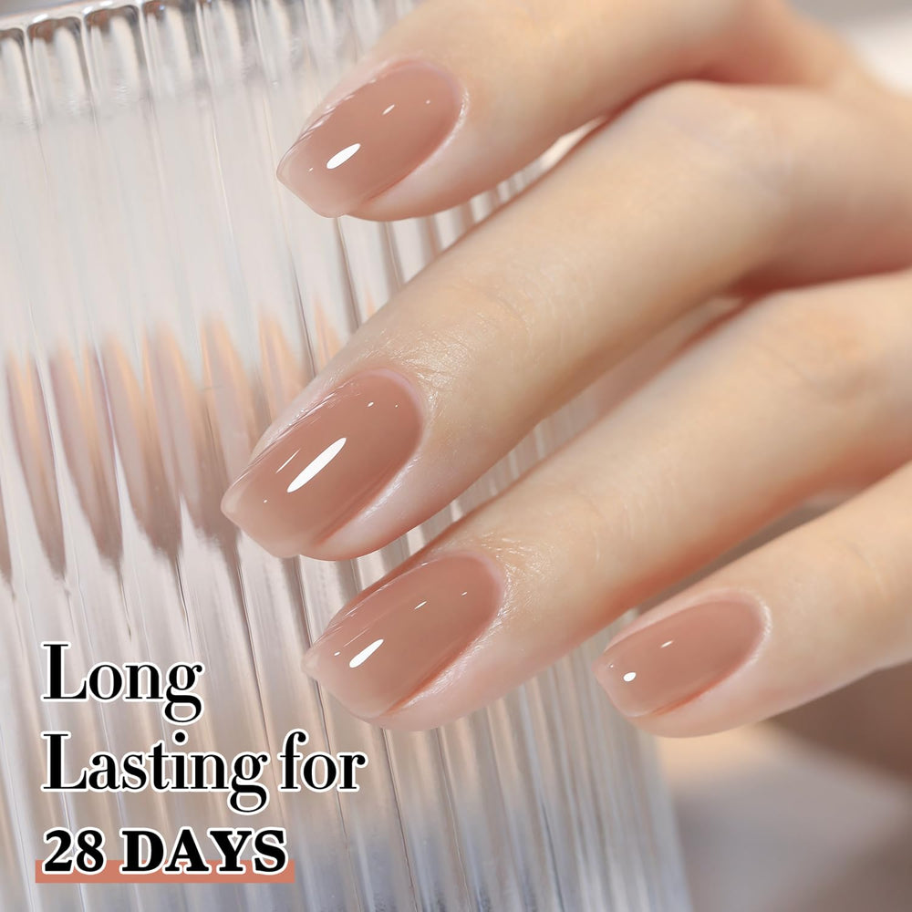 Double Rhythm layered swatch gradient showing buildable translucence benefit