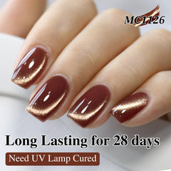 Double Rhythm lifestyle manicure outside showing durable, glossy wear