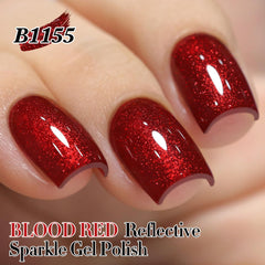 Double Rhythm magnet over wet polish demonstrating magnetic cat-eye effect precision