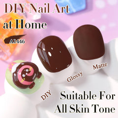 Double Rhythm manicure in salon use showing salon-quality high gloss benefit