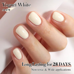 Double Rhythm manicure in use at salon showing professional results and durable finish benefit