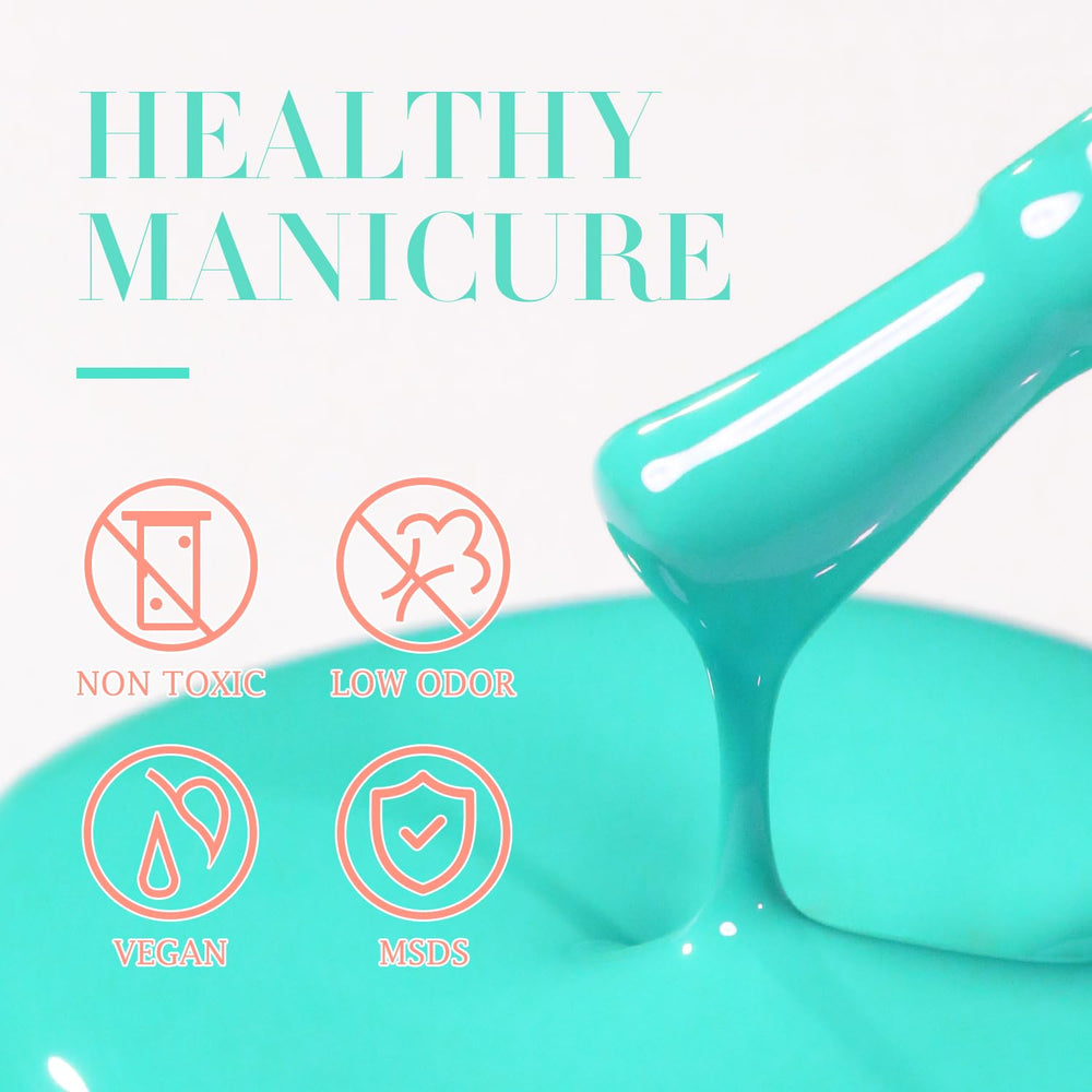 Double Rhythm manicure tools with bottle illustrating kit-ready convenience