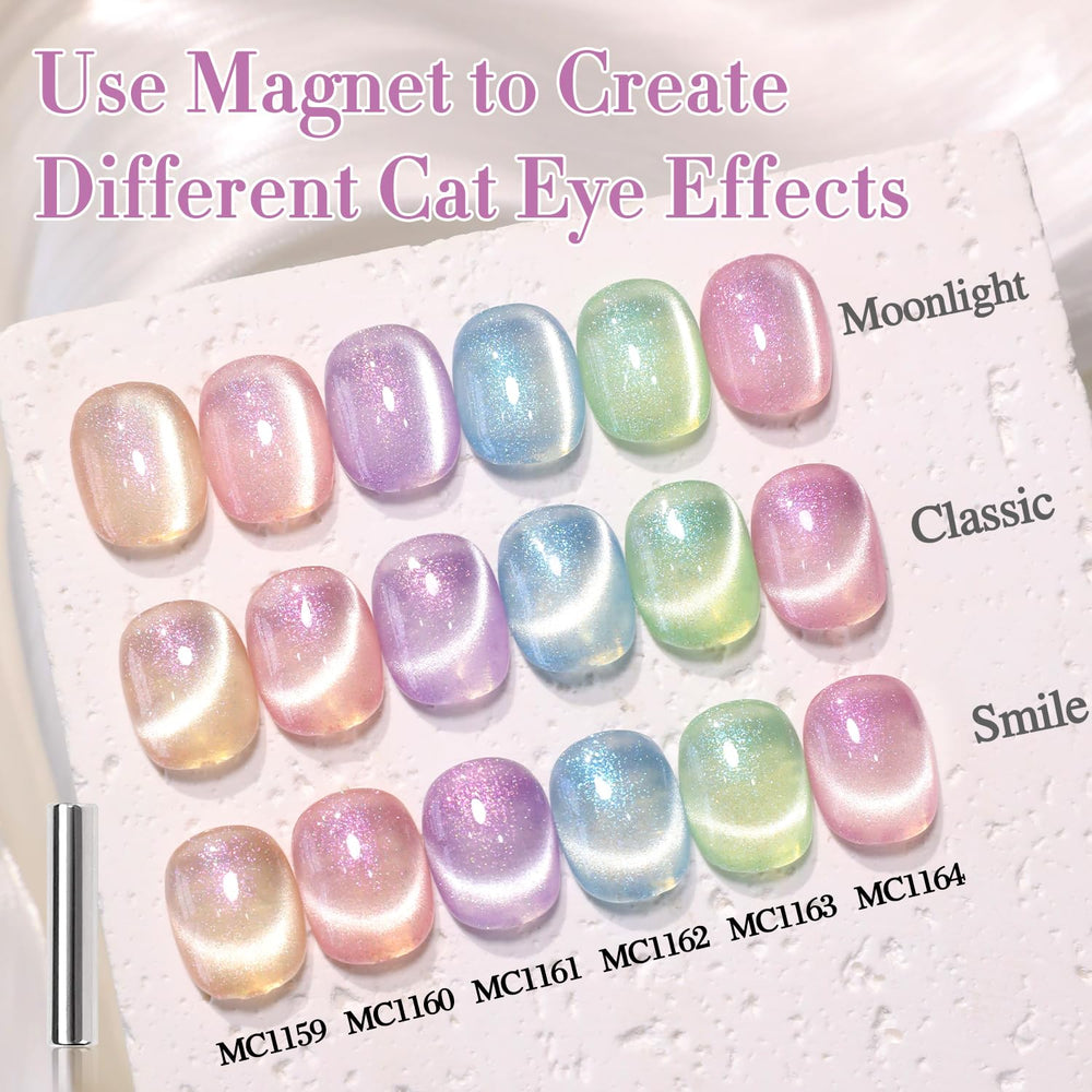 Double Rhythm brush stroke on swatch wheel showing smooth even application benefit