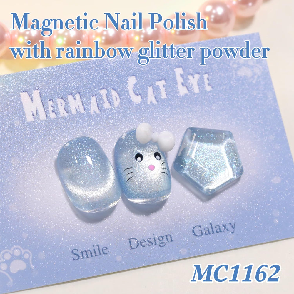 Double Rhythm close-up of glitter particles highlighting reflective depth benefit