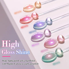 Double Rhythm color swatches of Mermaid Pink Rose showing shimmer and holographic benefit