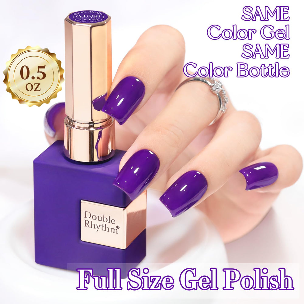 Double Rhythm cured nails high-gloss finish, durable salon-quality shine
