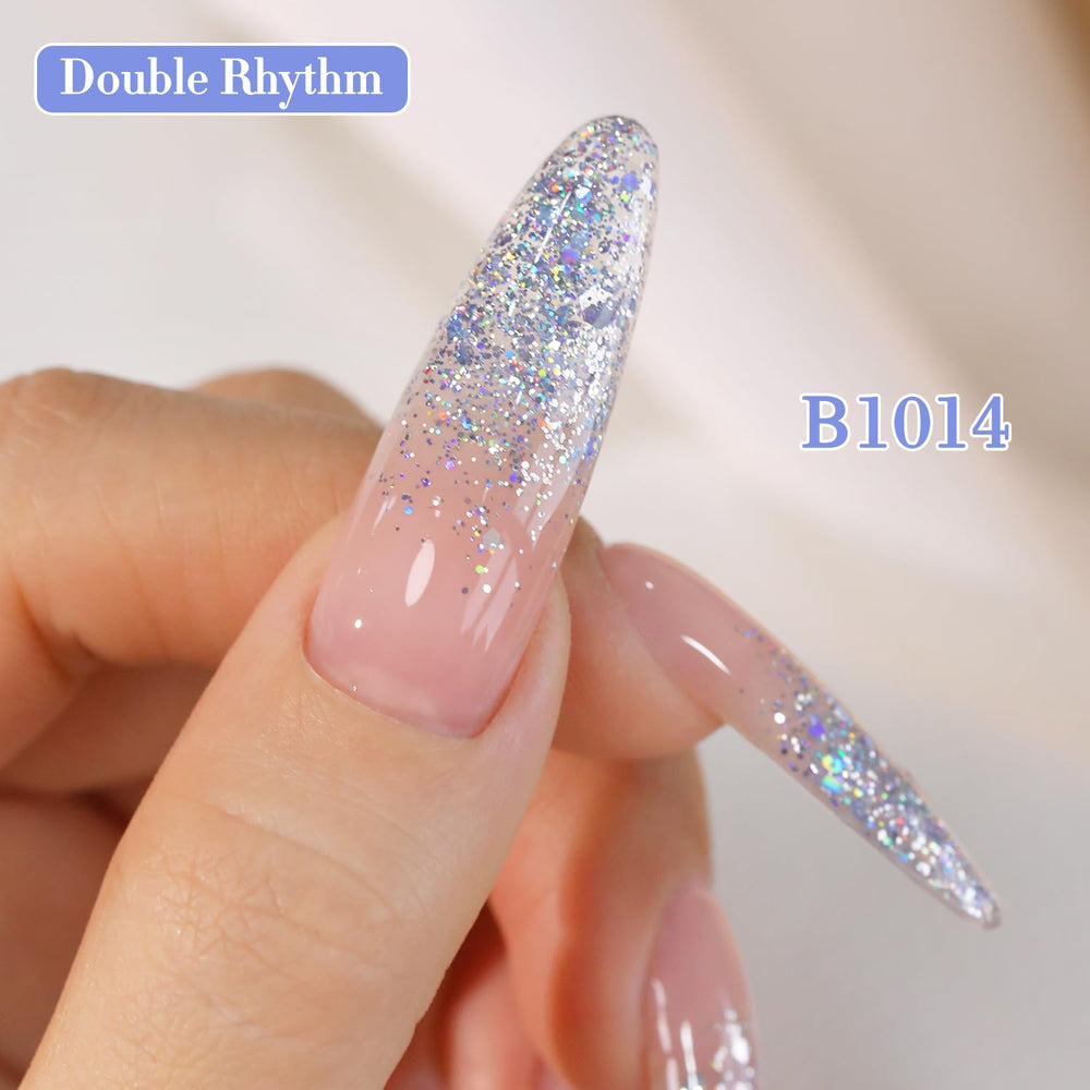 Double Rhythm being applied as nail-art accent emphasizing precision control