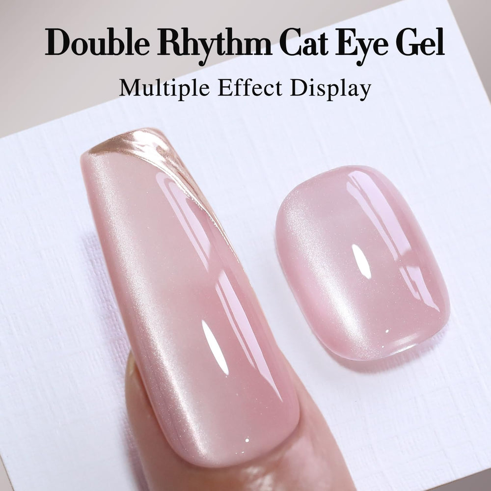 Double Rhythm on model hand for scale comparison and natural-wear benefit