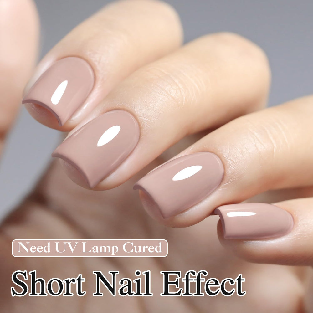 Double Rhythm nail wheel swatches displaying true milky khaki color accuracy