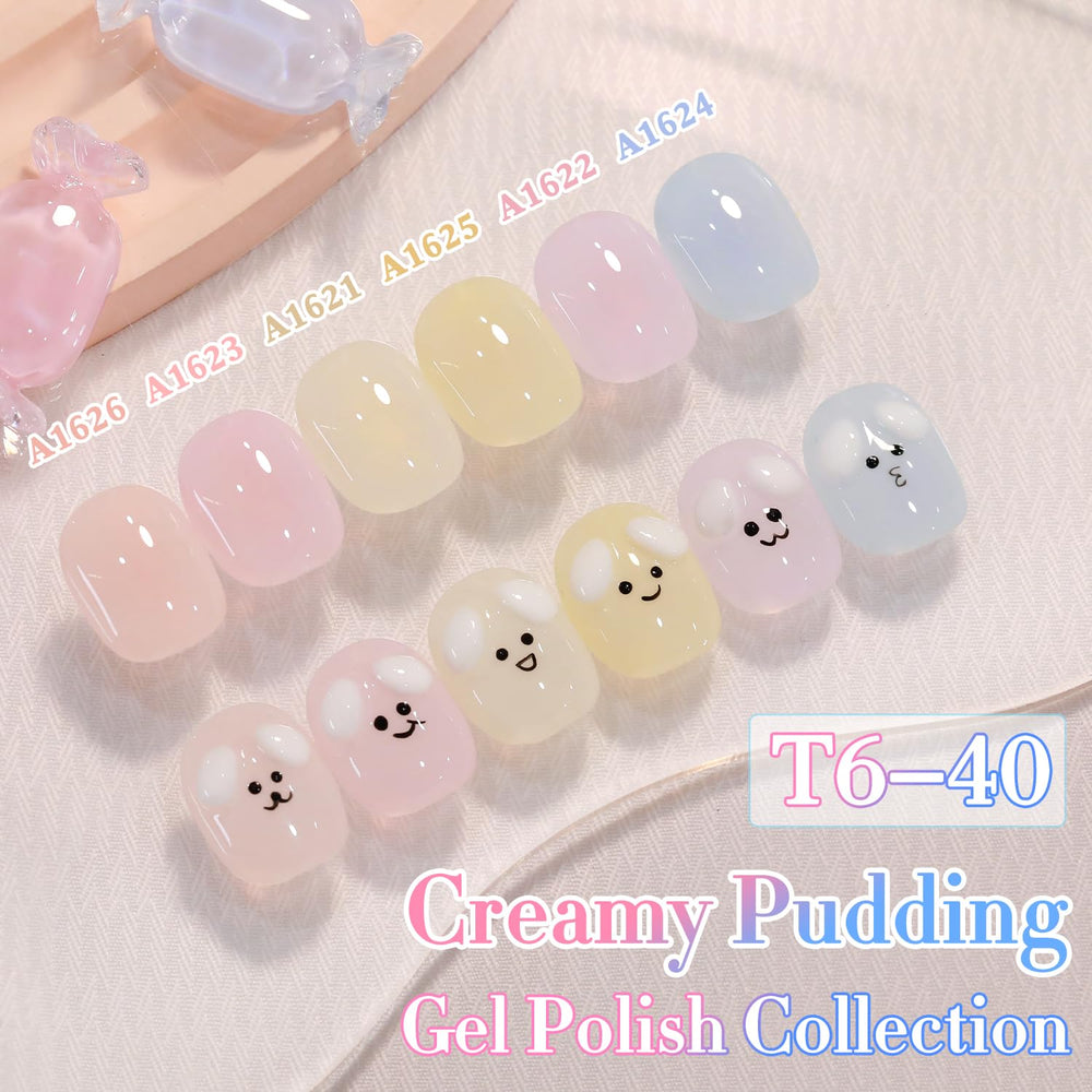 Double Rhythm on-model hands showing natural milky pink finish and professional-looking gloss