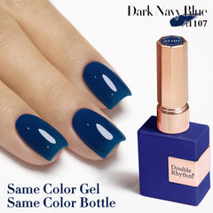 Double Rhythm polish texture close-up revealing glossy jelly finish for high shine
