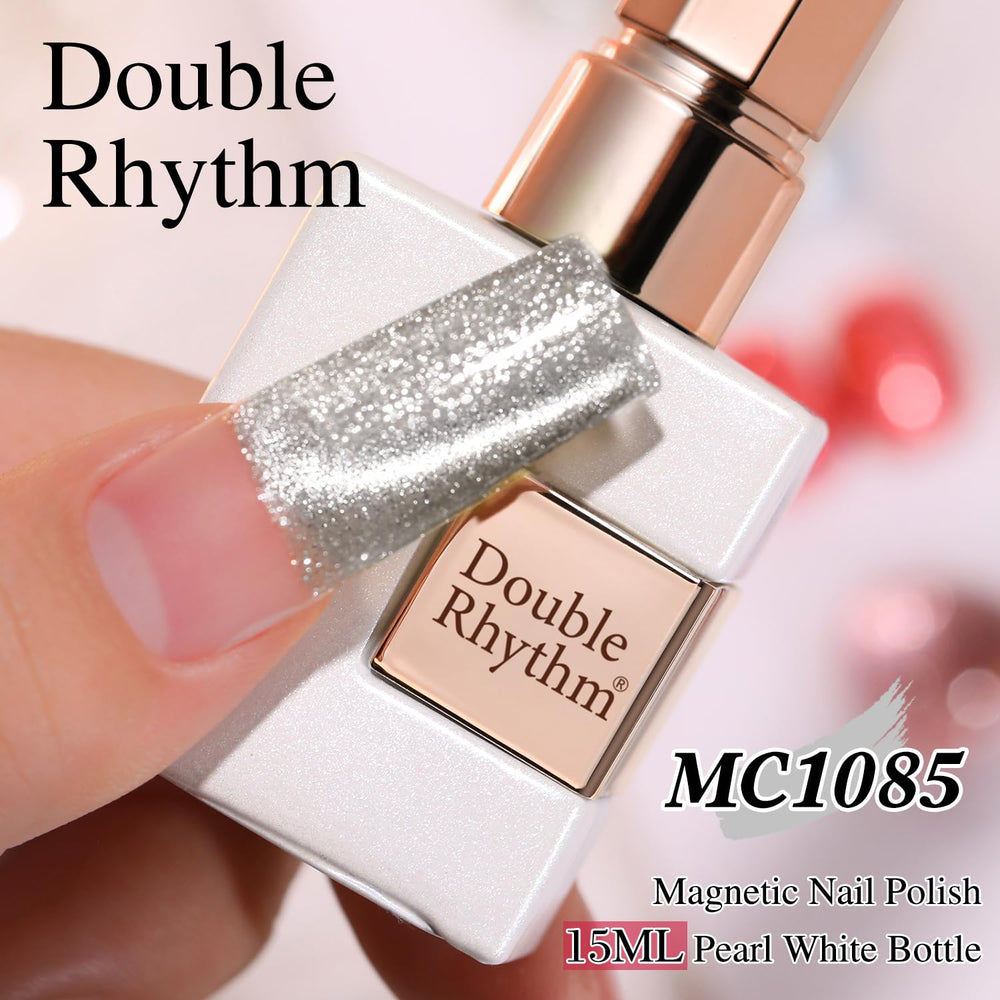Double Rhythm on-nail swatch displayed on hand demonstrating salon-quality finish