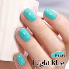 Double Rhythm hands with finished nails showing stylish everyday wear
