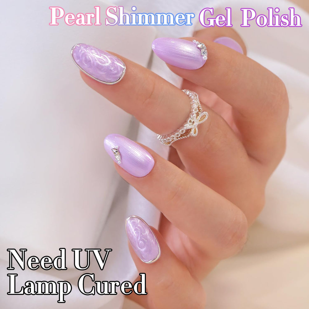 Double Rhythm applying polish on nail for professional-looking manicure