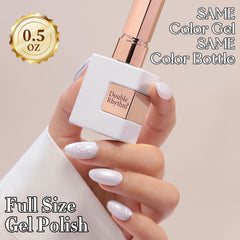 Double Rhythm swatch texture showing pearlescent finish benefit