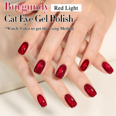 Double Rhythm magnet pull close-up displaying sharp cat-eye stripe for standout nails