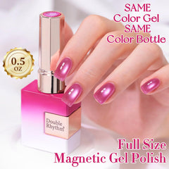 Double Rhythm glitter texture close-up revealing holographic shimmer and depth