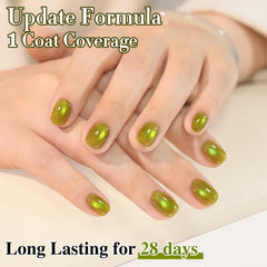 Double Rhythm scale comparison bottle in hand illustrating compact 15ml size