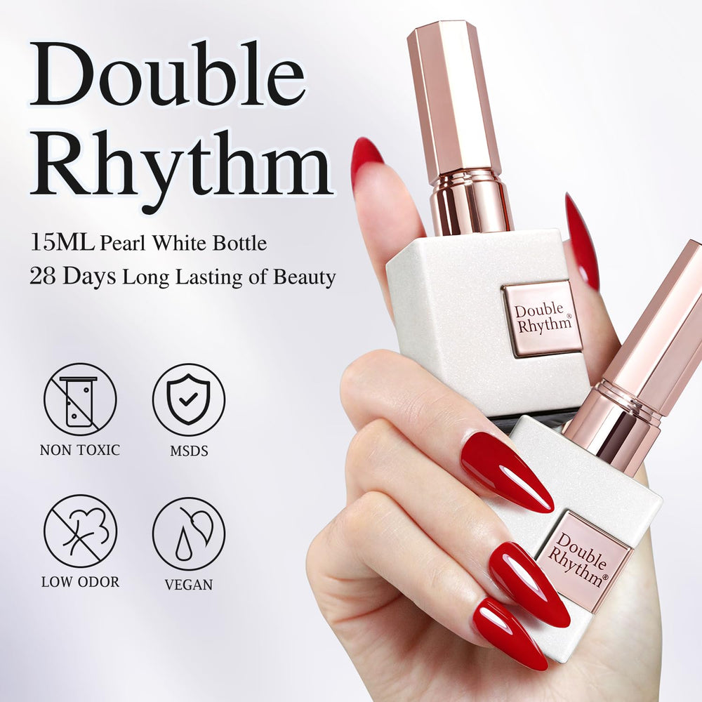 Double Rhythm polish in salon setting illustrating professional-grade result