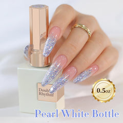 Double Rhythm bottle next to a coin showing 15ml scale for accurate sizing