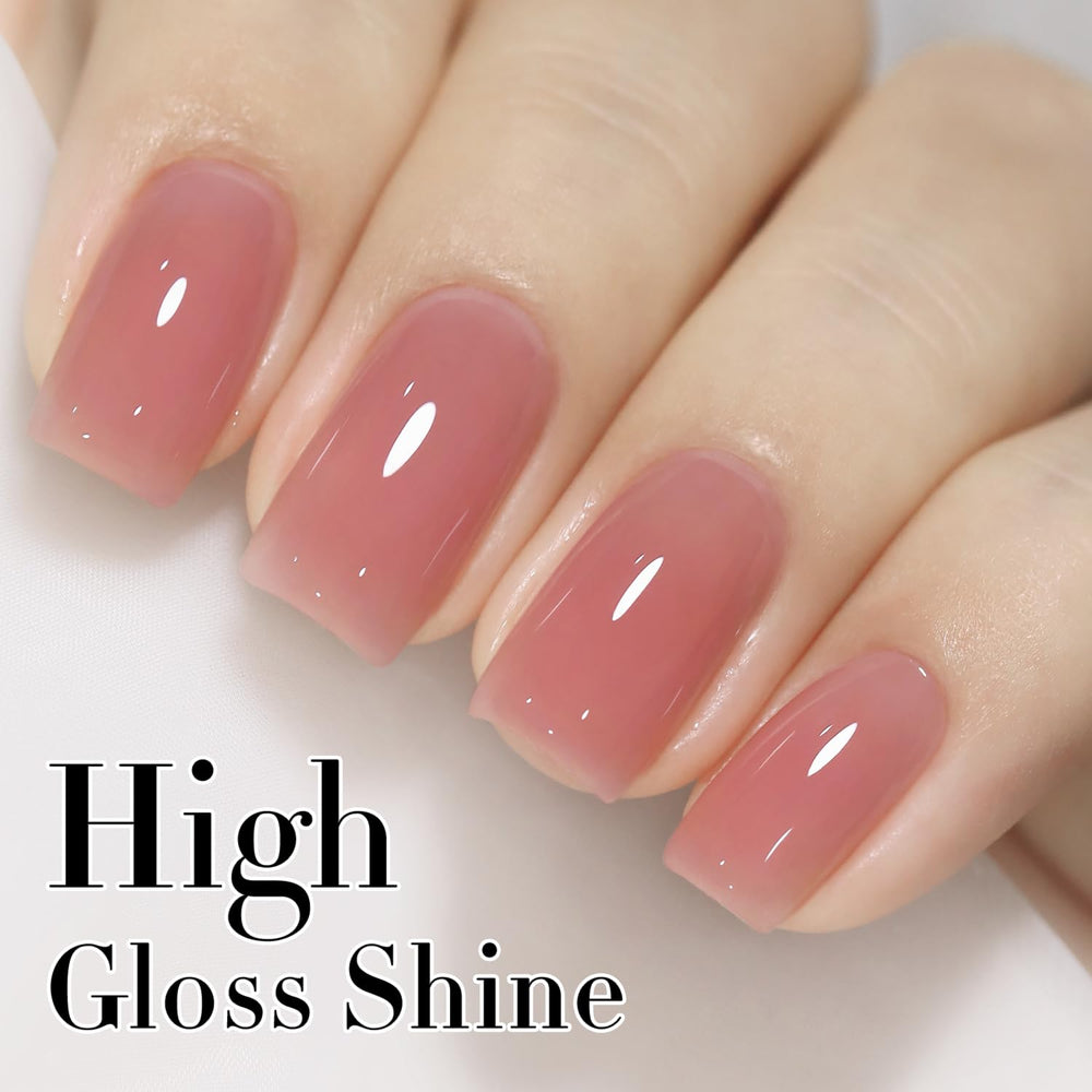 Double Rhythm texture closeup of jelly polish consistency highlighting smooth application benefit